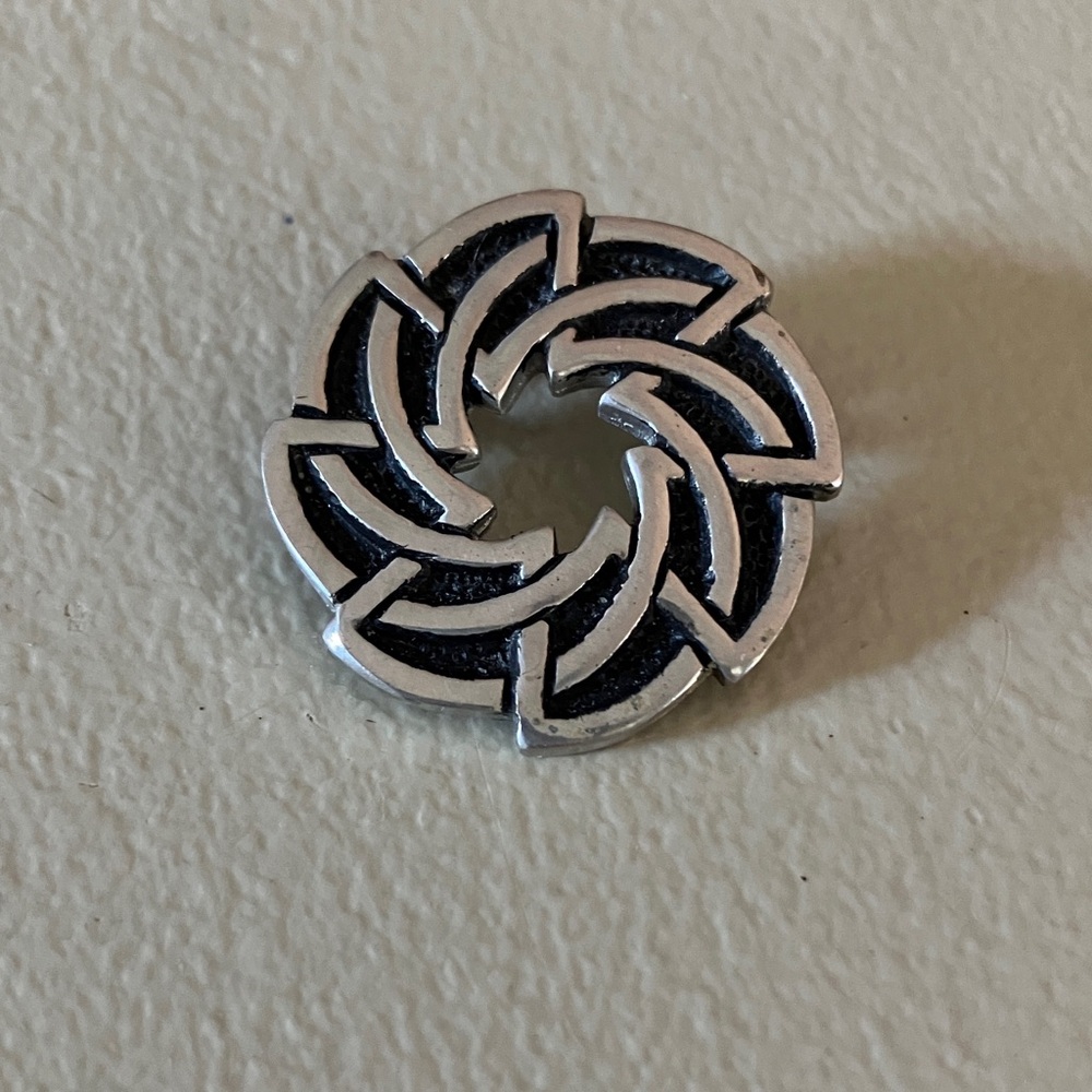 St. Justin Elegant Brooch Pin *needs pin repair*